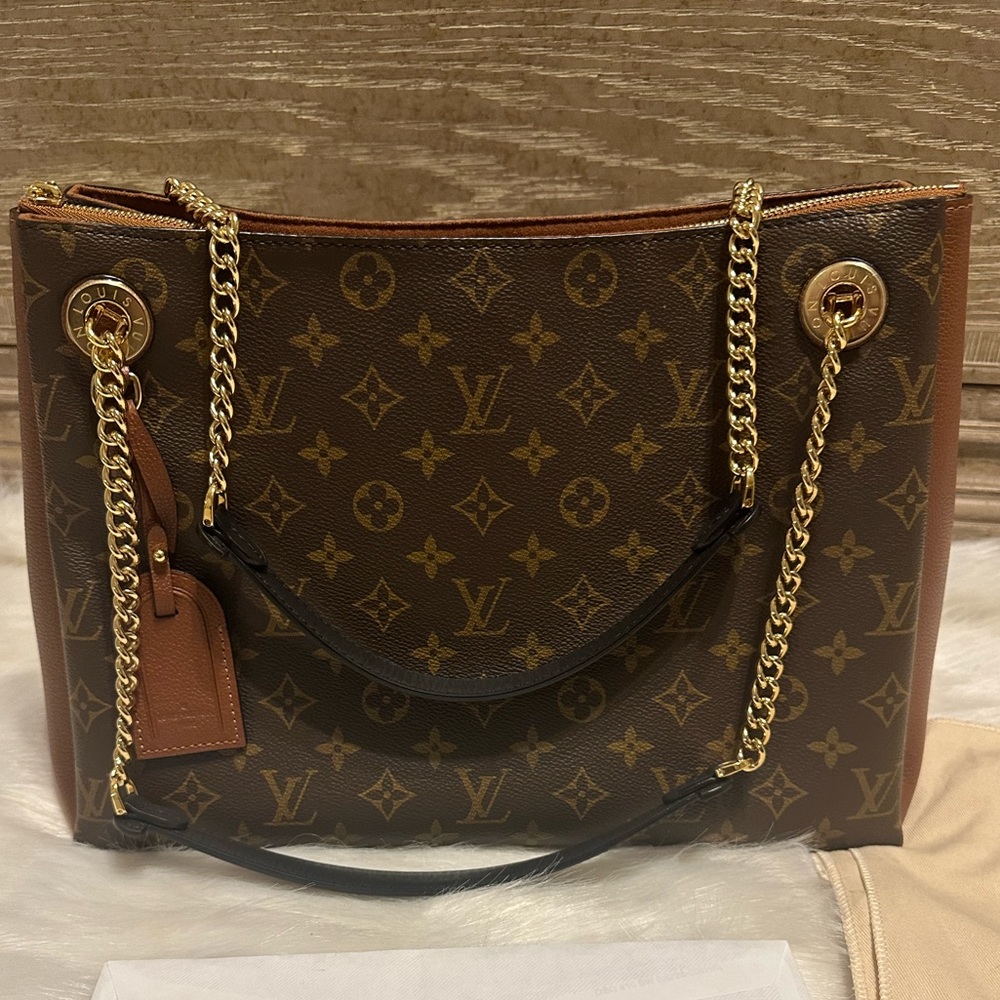 Louis Vuitton Surene MM caramel like new (%95 )